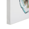 Pacific Oyster Coastal Embellished Canvas Wall Art Print - 20"x20"